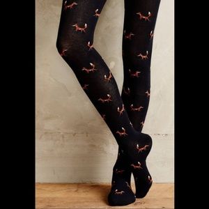 Anthropologie Fox Tights *NWT*